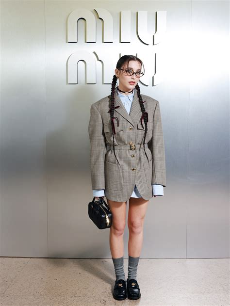 lil miu miu|Miu Miu Presents SS25 at Paris Fashion Week .